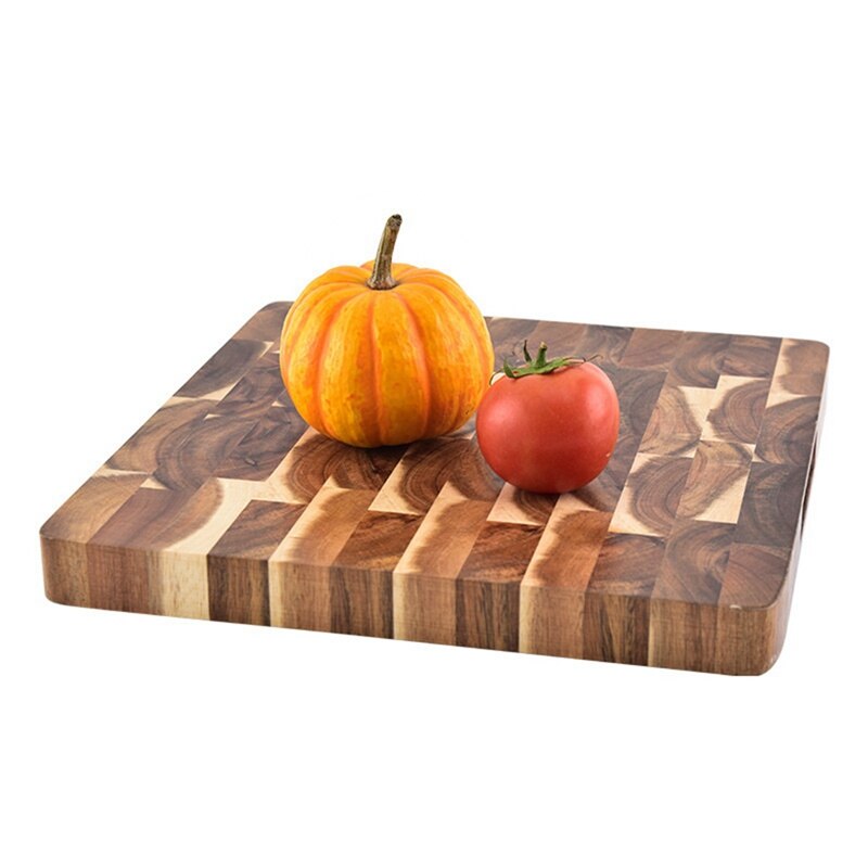 HAC24 Set van 2 snijplanken van bamboe 36 x 25 cm keukenplank hout snijplank serveerplank plankje