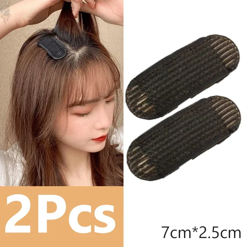 1 Juego de cojín para cabeza de pelo Puff, Base de pelo de volumen Invisible, pinza para el pelo esponjosa, almohadilla de esponja, moño, herramienta de Peinado DIY para mujeres y niñas: Plata