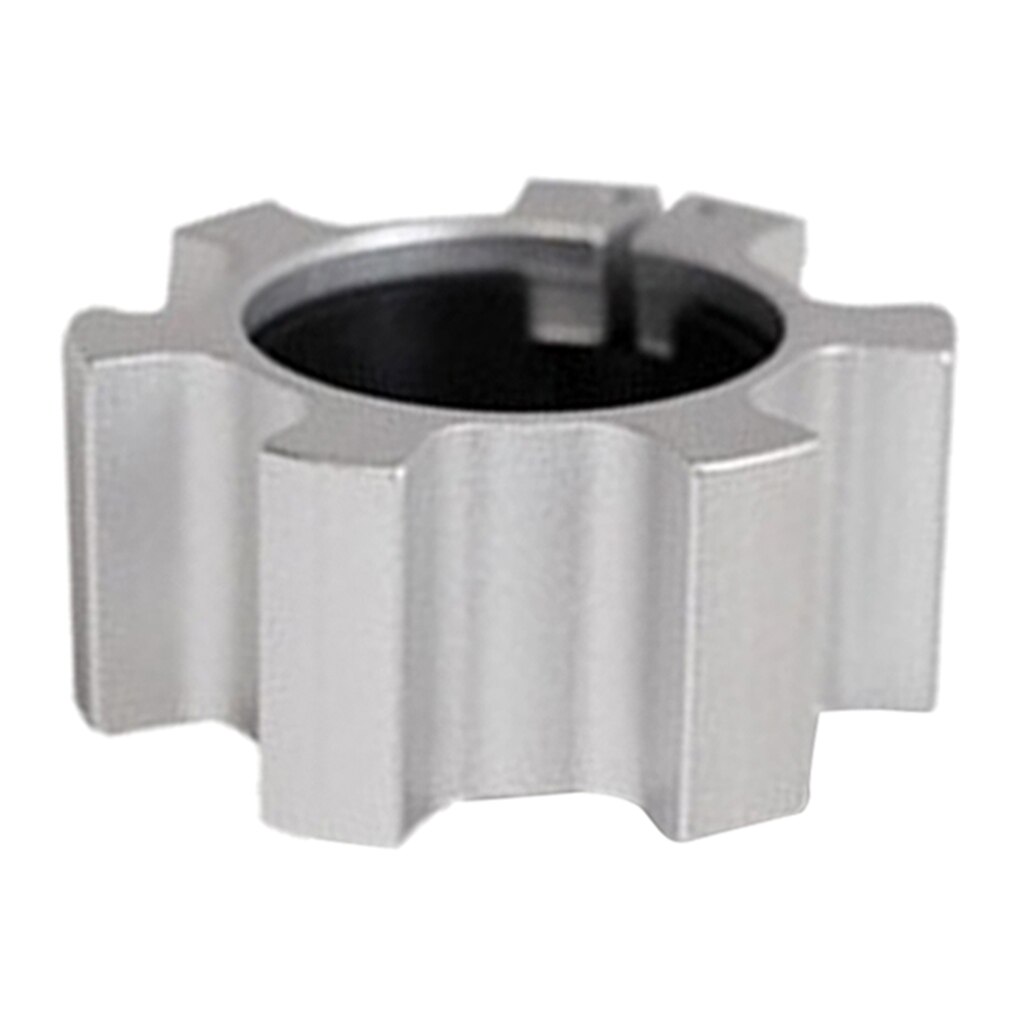 Sujeción para mancuerna olímpica, levantamiento de pesas 50mm, bloqueo giratorio, pesas, barras, hebilla de Collar: Silver