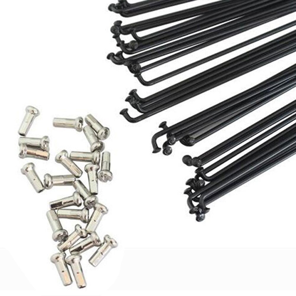 12 stk 260-296mm rustfri stål cykel eger cykel mtb hjul radius strikkepinde eger el cykel kobber nippel hjul ra