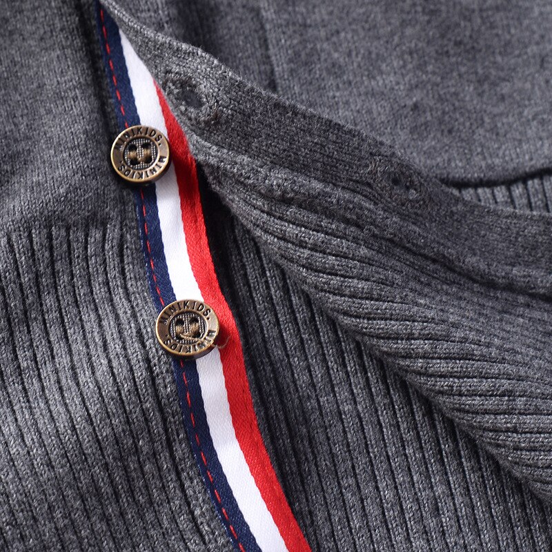 Suéteres con botones para niños y niñas, cárdigans para niños, ropa de punto
