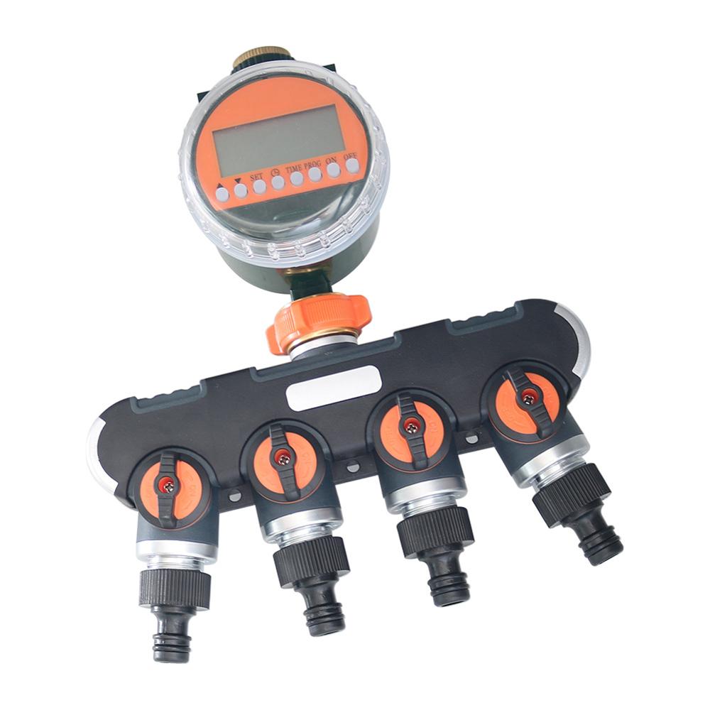 Electronic LED Display Rain Sensor Irrigation Water Timer Garden Yard Lawn Grass Agriculture Irrigation Watering Controller 1Set