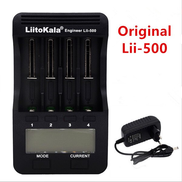 LiitoKala lii-500 LCD 3.7 v 1.2 v 18650 26650 16340 14500 10440 18500 Batterij Lader, 100% originele factory LiitoKala lii500: lii500 no car / EU