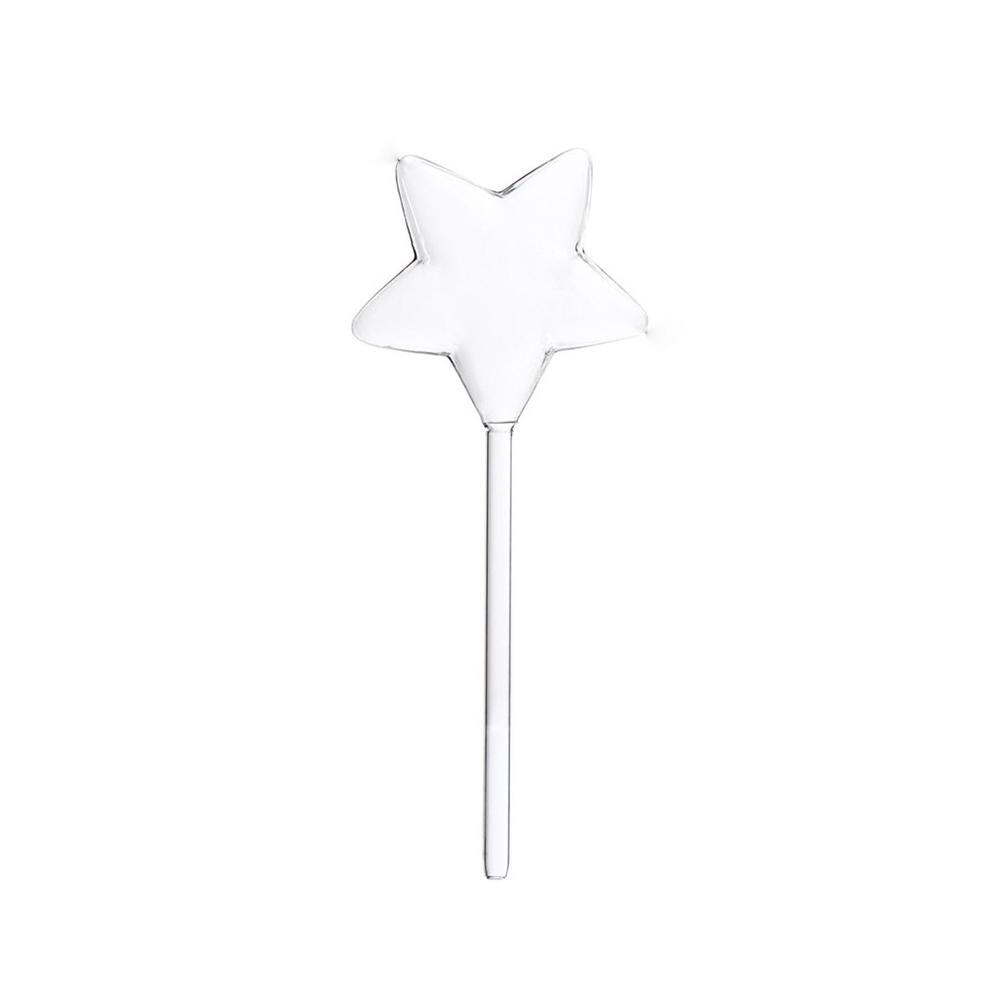 Birds Shape Clear Glass Self Watering Durable Mini Transparent Plant Watering for Garden Plant Watering Device: Pentagon