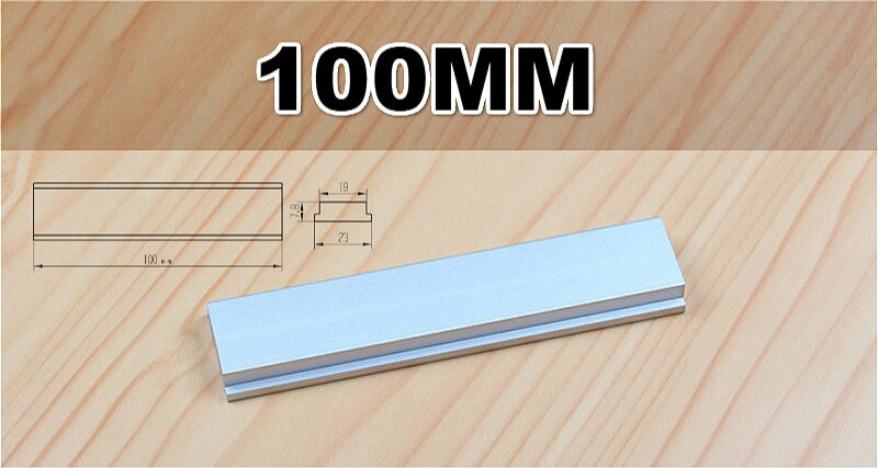 Aluminium T Track Slot M6 M8 Slide Slab for T-slot T-track Miter Track Fixture Slot Woodworking Tool Router Table Tools: 100mm