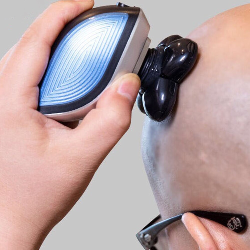 Electric Skull Razor 4 In1 Bald Head Shaver Waterproof 5D Electric Rotary Razor for Men Grooming Kit Beard Body Trimmerl