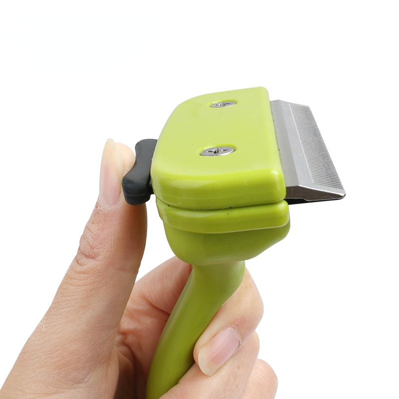 Removedor de pelo para mascotas, cepillo para pelos de perros y cachorros, peine para el cuidado de gatos, herramientas para quitar la piel, suministros para animales y mascotas