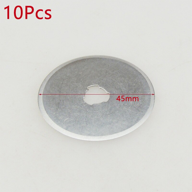 10 st 28/45mm roterande läderskärare för tyg tyg läder skärkniv utbytesblad sömnad läderhantverk skärverktyg