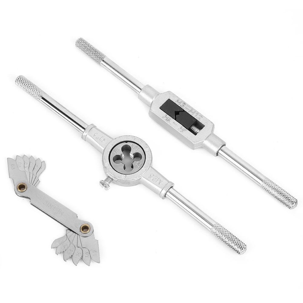 40-piece tap set high-hardness steel thread screw thread tapping tool hand tool set for cutting external and internal threads