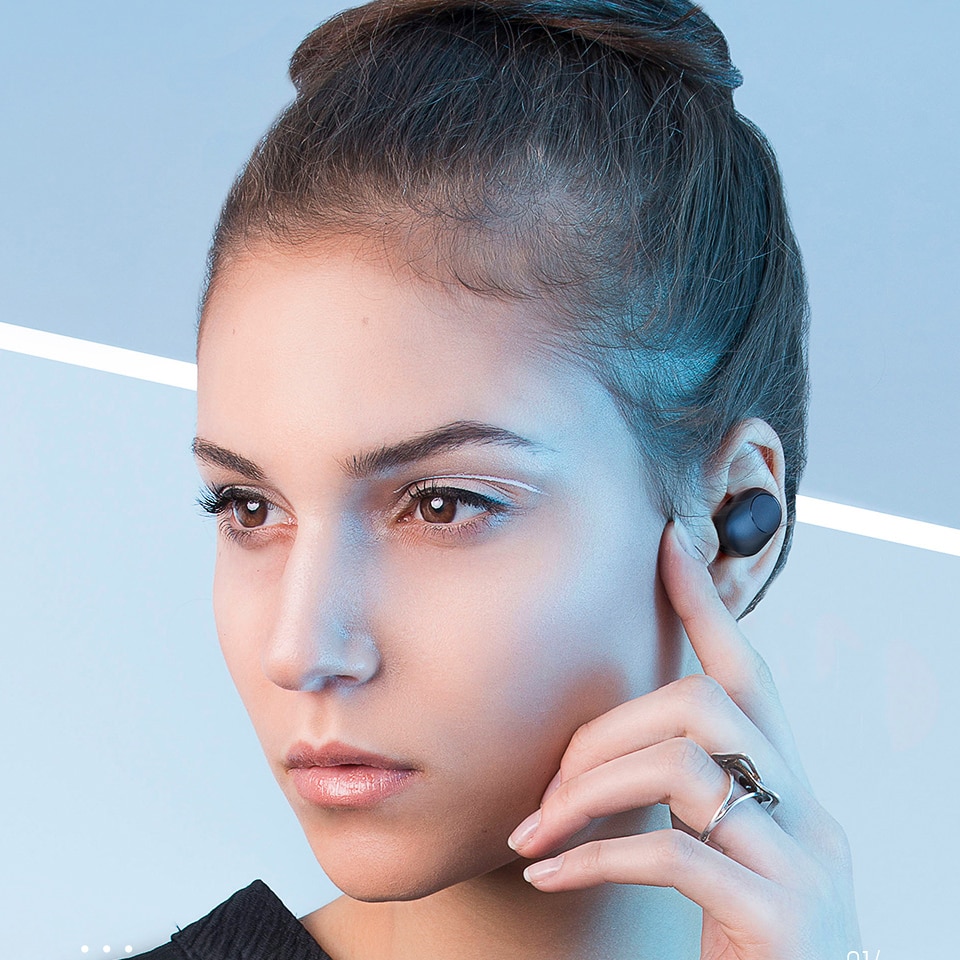 Haylou GT5 Ultra-niedrige latenz kabellos Bluetooth Kopfhörer, AAC HD Stereo Klang Dual Meister ohrhörer