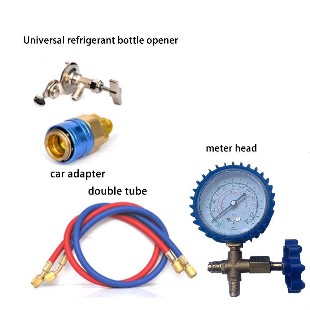 Auto verdeelstukmeterset, airco-diagnose verdeelstukmeterset, airconditioninggereedschap voor  r134a r12 r22 r502 koelmiddelen voor autohuis: Auto gebruiksset