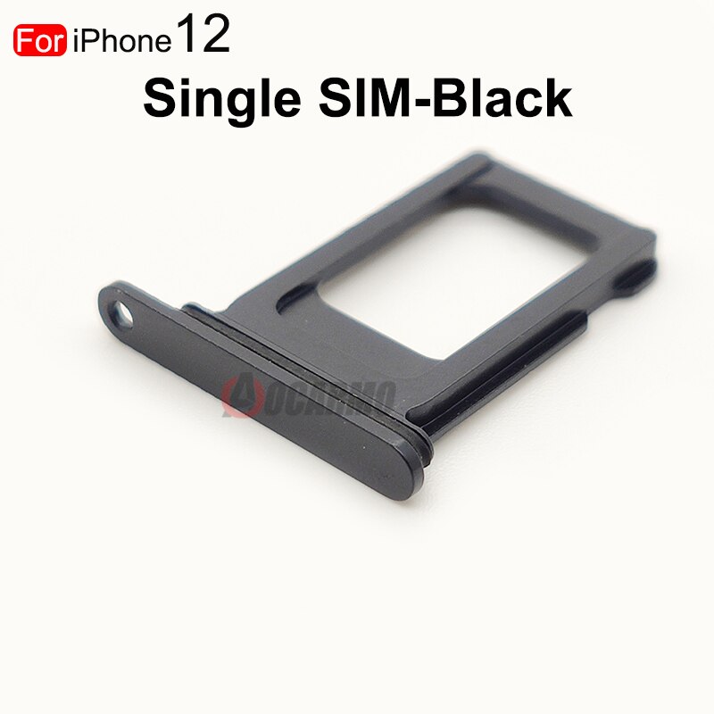 Duplo &amp; único cartão sim para iphone 12 titular bandeja de cartão sim slot titular adaptador soquete peças reposição