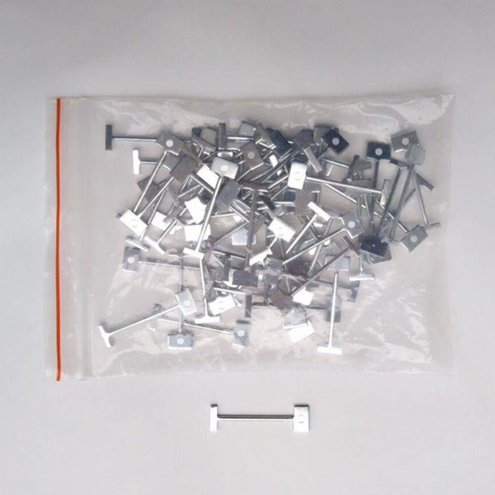 100 Pcs Replacement Steel Needles Flooring Wall Tiles Leveling System Replaceable Steel Needles Reusable Tile Installation Tools