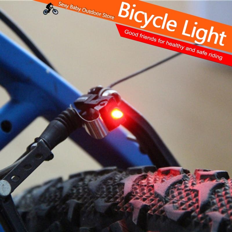 Fiets Licht Nano Veilig Lampje Signaal Led Fietsverlichting Waterdichte Fietsen Mtb Bike Brake Lamp Fiets Accessoires