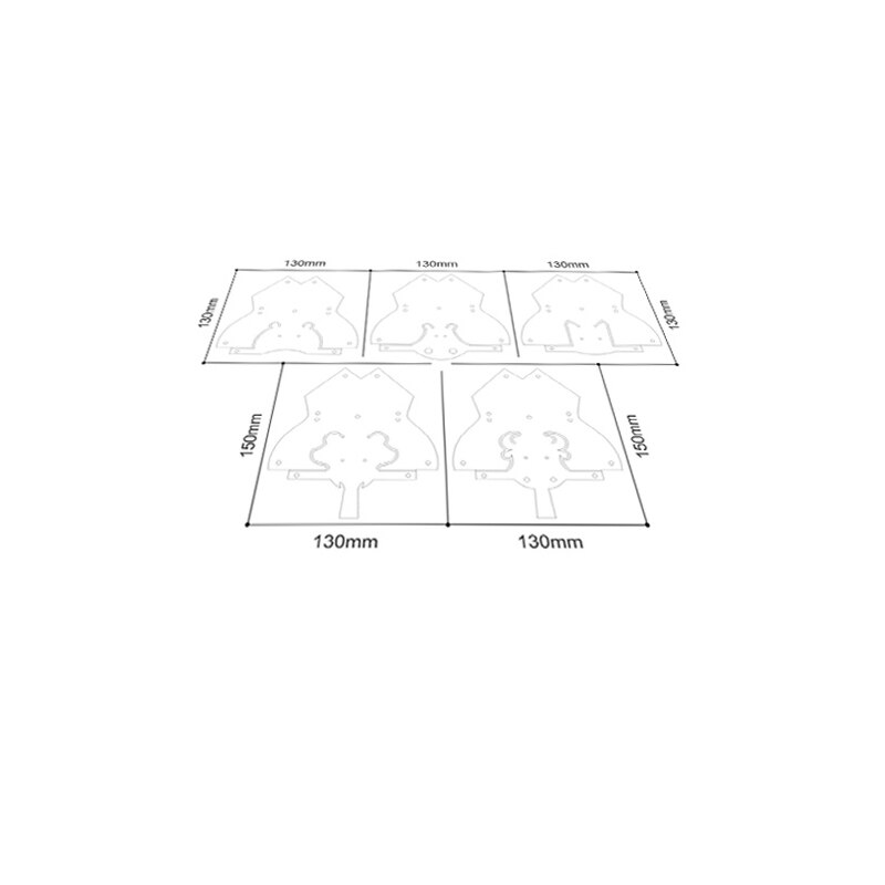 Sewing Pattern PVC template DIY leather sewing pattern pvc template leather craft making 5 animal style