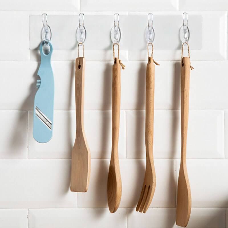 CGLRybO Cartoon Animal Tail Hooks Cute Children's Toothbrush Holder No Hole Non-marking Stick Hook Bathroom Door Toothbrush Hangers