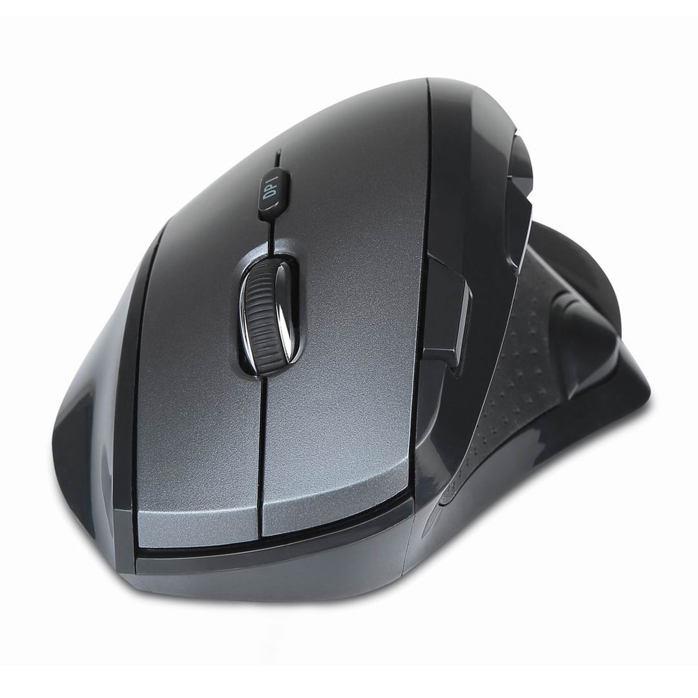 Delux M910 Wireless Vertical Mouse Ergonomic 2.4G 800/1200/1600/2400 DPI Adjustable 9 Buttons with Removable Palm Rest For PC