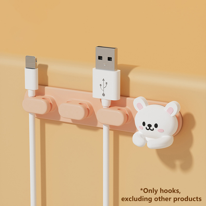 Auto-adesivo Desktop Cable Organizer, Suporte do cabo, Clips, Mesa, Organizador arrumado, Gerenciamento de cabos, Suporte do cabo do fio do escritório