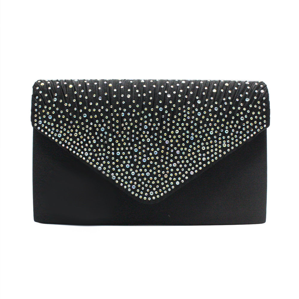 Lady Glitter Evening Handbag Wedding Party Clutch Bag Women Purse Glitter Shiny Envelope Clutch Bag Wedding Bags