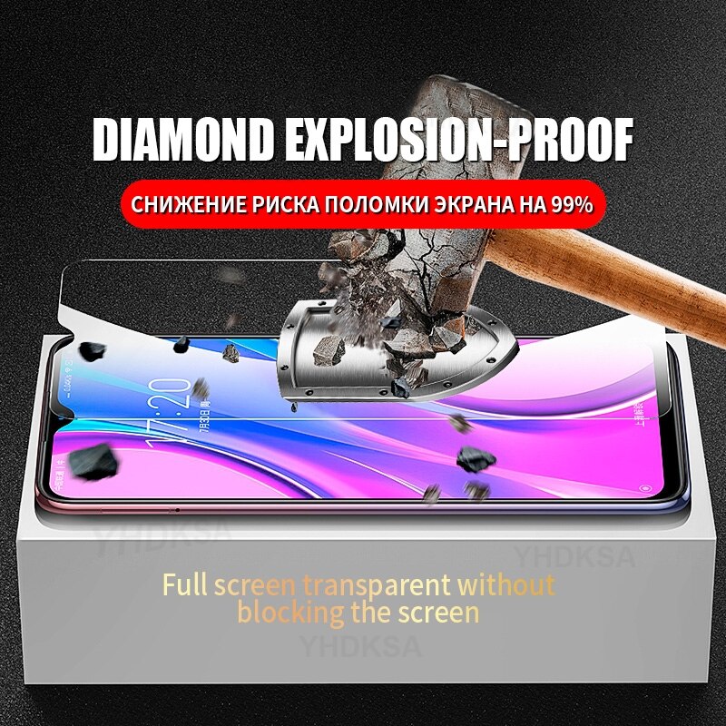 9D Volle Schutz Glas Für Xiaomi Redmi 9 9A 9C 9T 8 8A Gehärtetem Screen Protector Redmi Hinweis 7 8 9 10 Pro 8T 9T 9S Glas Film
