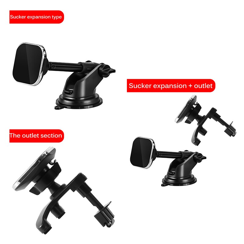 Draaibare Telescopische Magneet Magnetische Mobiele Telefoon Houder Zuig Voor Smartphone Telefoon Bedrijf Cars Automobiles Verstelbare Rack