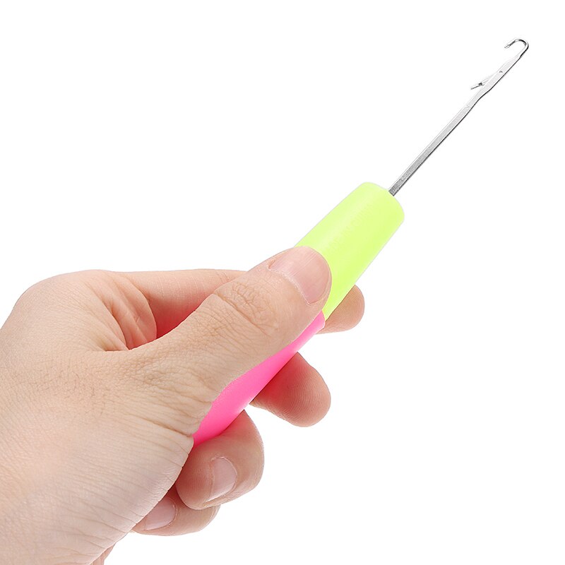 Hair Wig Crochet Latch Hook Skill Needle For DIY Hand Hair Micro Braid Needle Dread Lock Multifunctional Knitting Tool