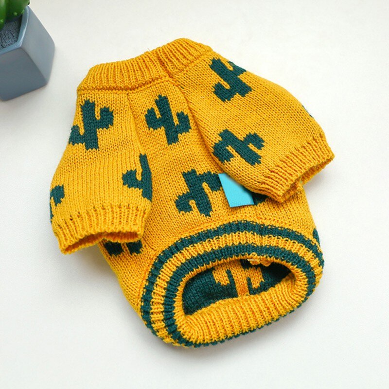 Huisdier Cactus Kleding Hond Winter Franse Bulldog Kleding Voor Honden Huisdieren Puppy Outfits Hond Truien Huisdier Jas