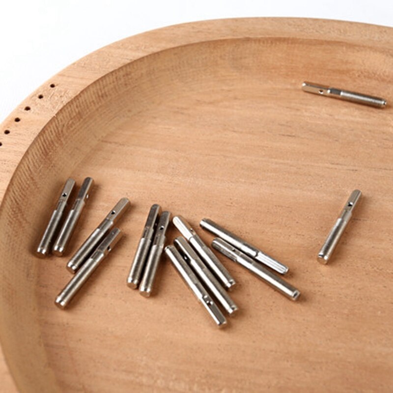 20 Pcs Lyre Harp Tuning Pin Nails with 20 Pcs Rivets Set for Lyre Harp Small Harp Musical Stringed Instrument