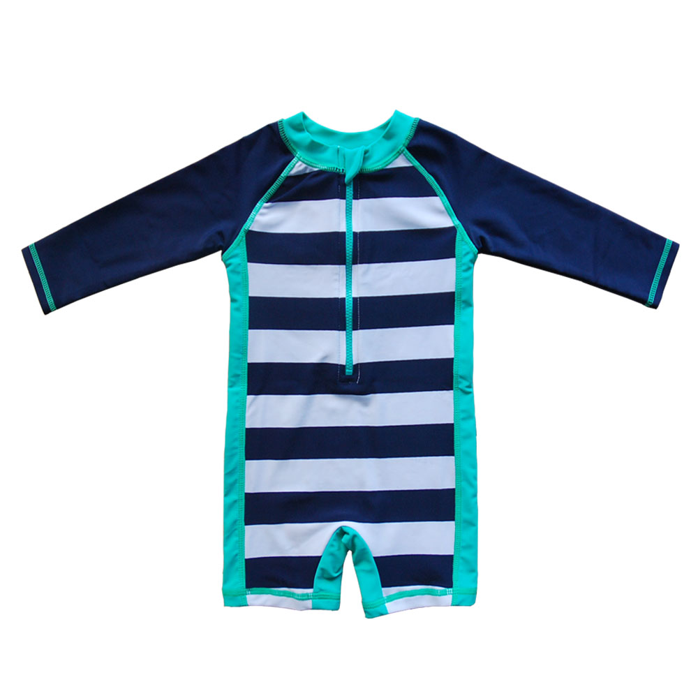 Wishere baby badetøy langermet gutte & #39 ;s Strand slitasje ett stykke smålåve badedrakt spedbarn badedrakt låve& #39 ; soldrakt: B3 s 003 svømme / 6m