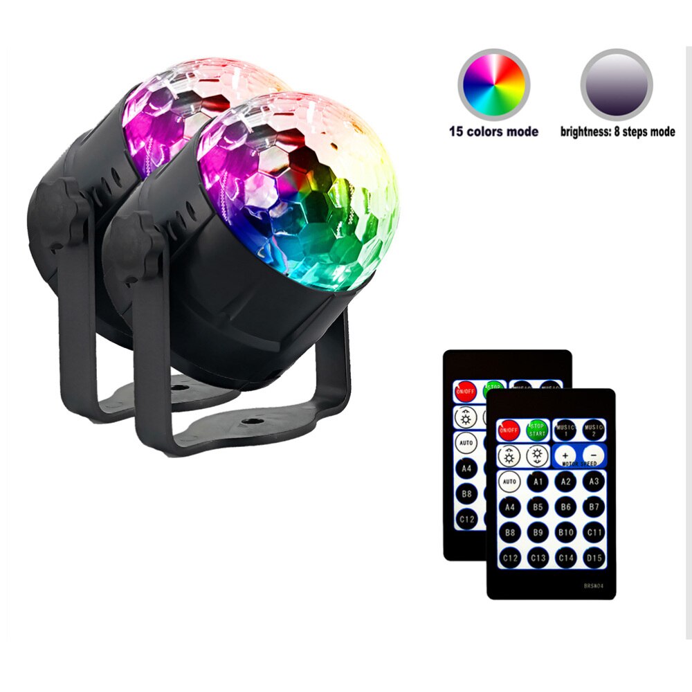 15 Color LED Small Size Spherical Stage Lights Cry... – Grandado