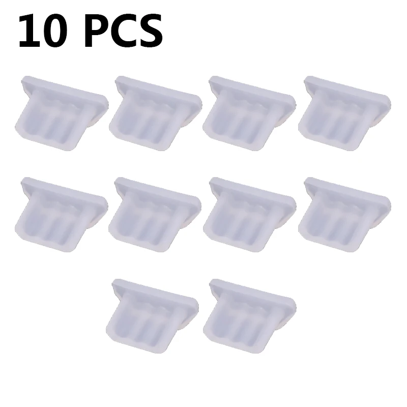 Tapones antipolvo Micro USB de silicona, tapas Micro USB, puerto de carga, tapón antipolvo para teléfono Android, portátil, banco de energía, 1-10 Uds.: YELLOW