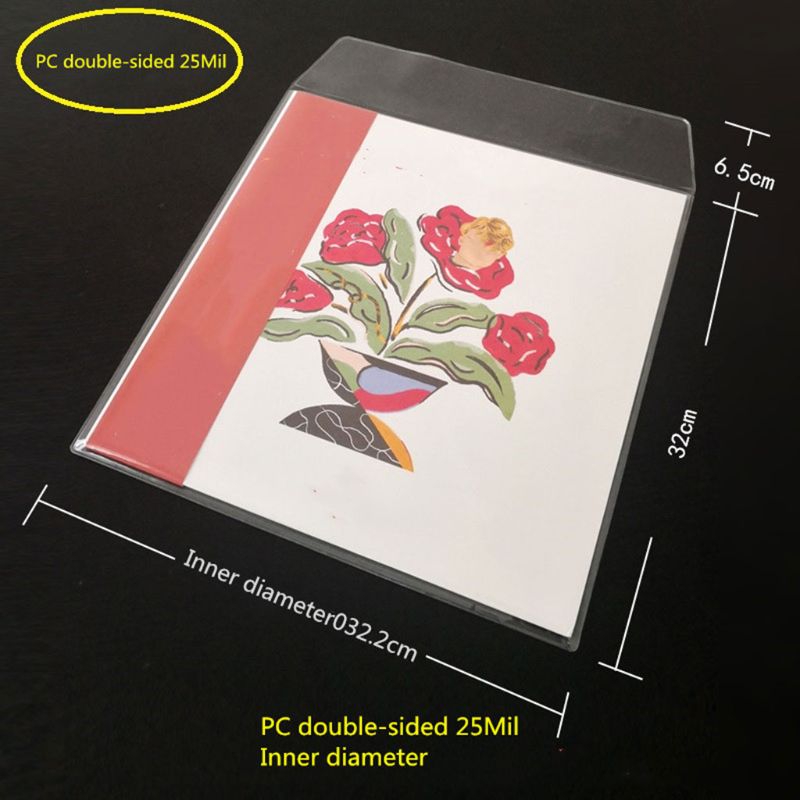Fundas protectoras de doble cara para discos de vinilo LP 2LP de 12 ", 10 unids/bolsa, PVC