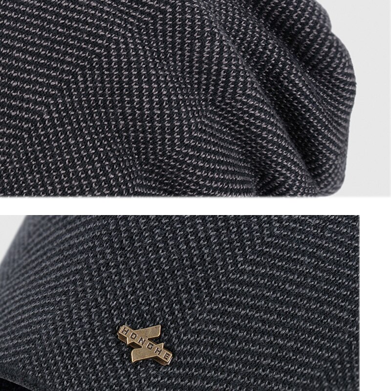 Xlamulu skullies huer varme strikhuer kvinder vinterhuer til mænd hat hankasketter balaclava gorro hue hunhue