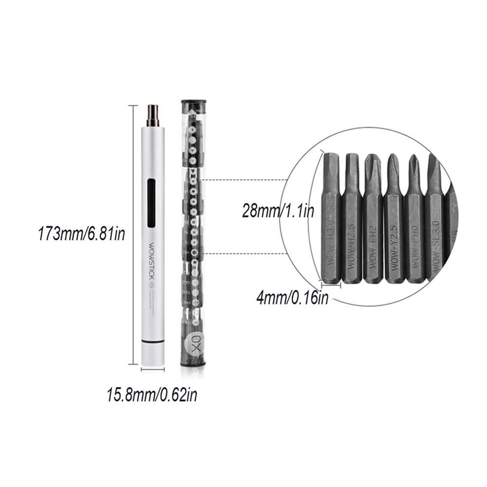 Xiaomi Mijia Wowstick 1F zawodowiec śrubokręt Ultraprecise zestawy śrubokręt głowy uchwyt zestaw samolot płyta główna telefon naprawa narzędzia