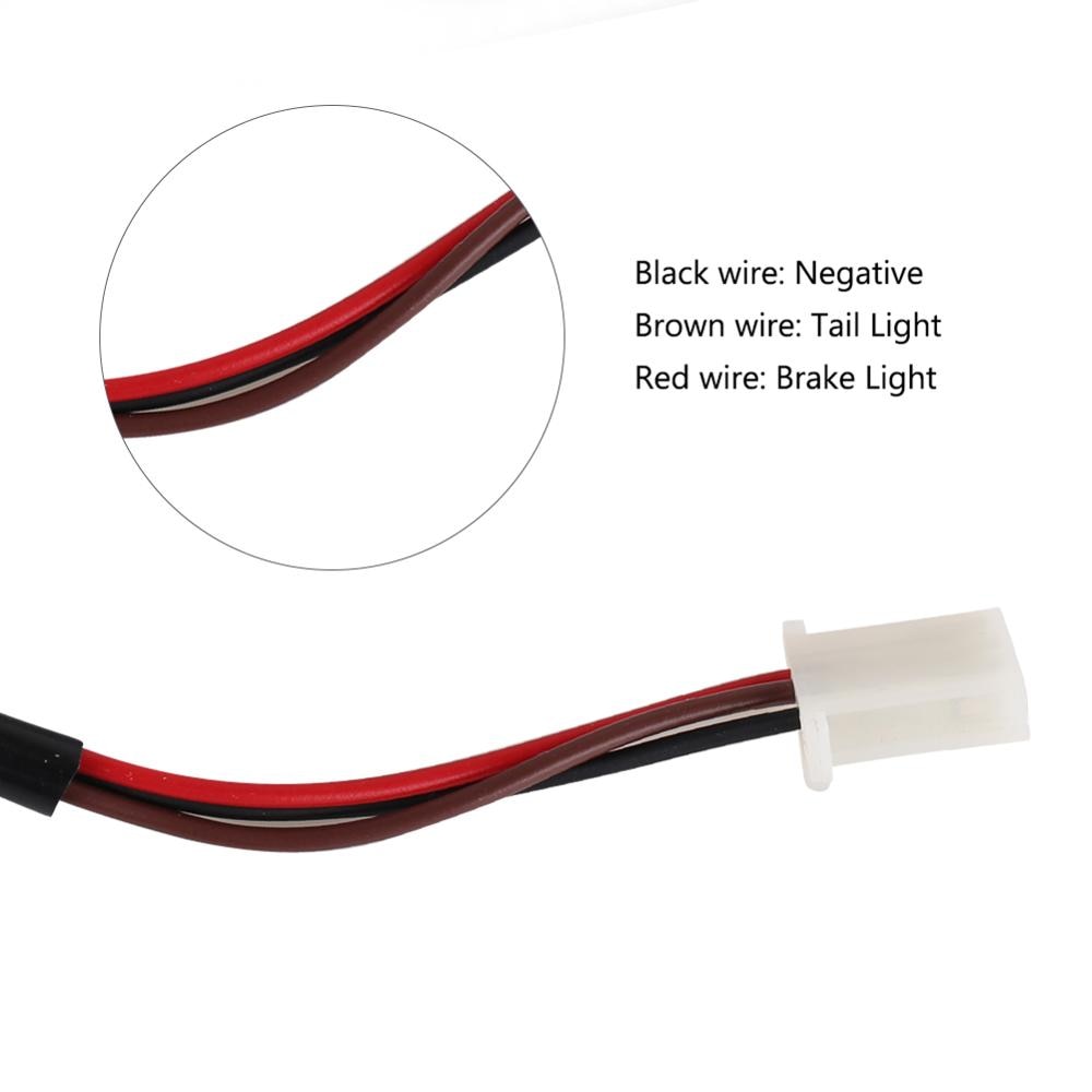 LED Rear Lights Motorcycle Lighting Moto Tail Brake Light Indicator Lamp For ATV Quad Kart Universal Cafe Racer Red