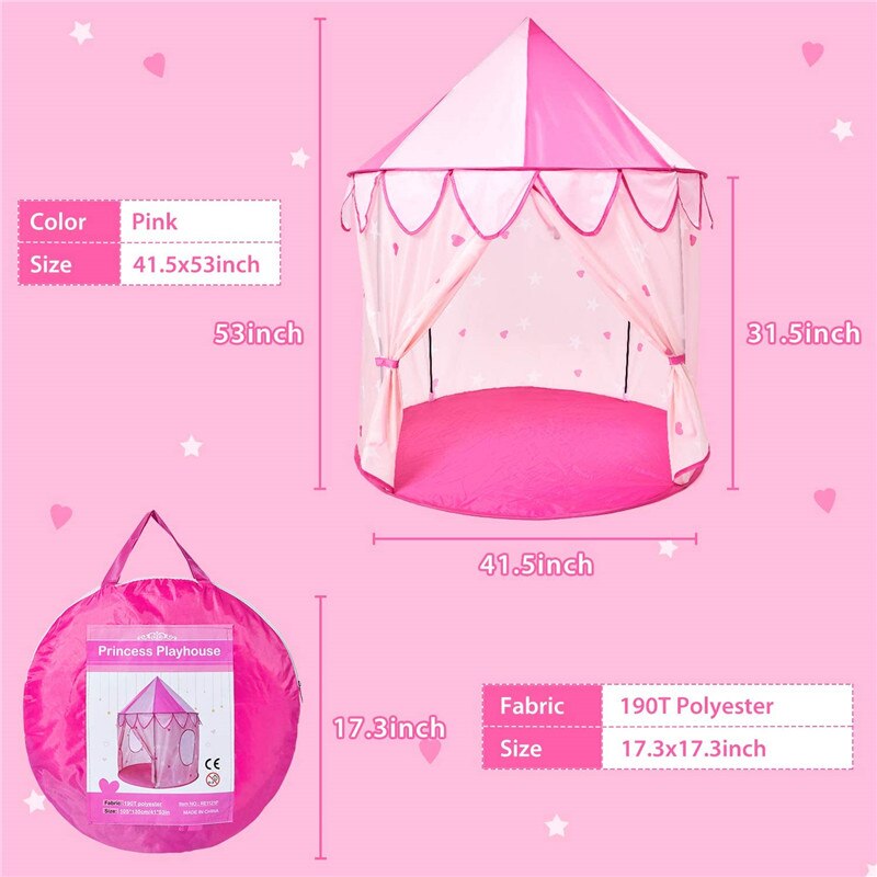 Kids Speelhuis Huisje Speelgoed Tent Baby Speelgoed Tent Huis Voor Oceaan Ballen Kinderen Spelen Bal Zwembad Dubbele Windows Outdoor spel Tent