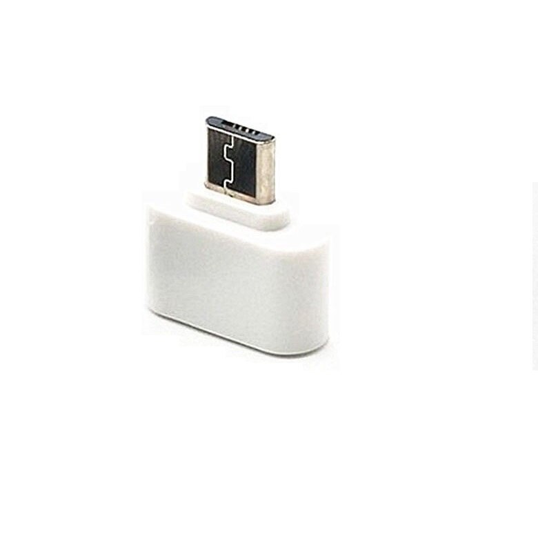 Micro USB to USB Mini OTG Cable Adapter for Samsung Edge J3 J5 J7 Xiaomi Realme Date 30 HTC LG Android Phone: OTG Micro USB White