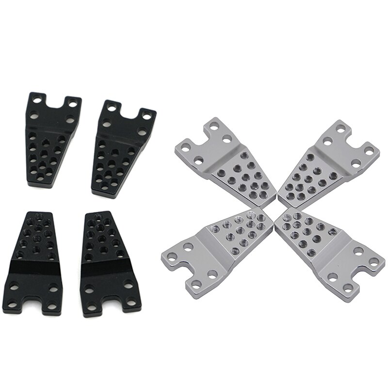 4PCS for SCX10 Aluminum Shock Mount Lift Surge Seat Adjustment Seat-HR Axial SCX10 Lower Shock Mount Lift Kit