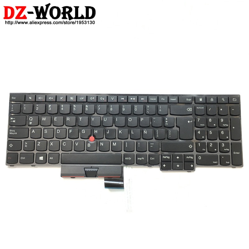 ES Original Replacement Keyboard for Lenovo Thinkpad E530 E530C E535 E545 Spanish Keyboard Teclado 04Y0267 0C01666 04Y0304