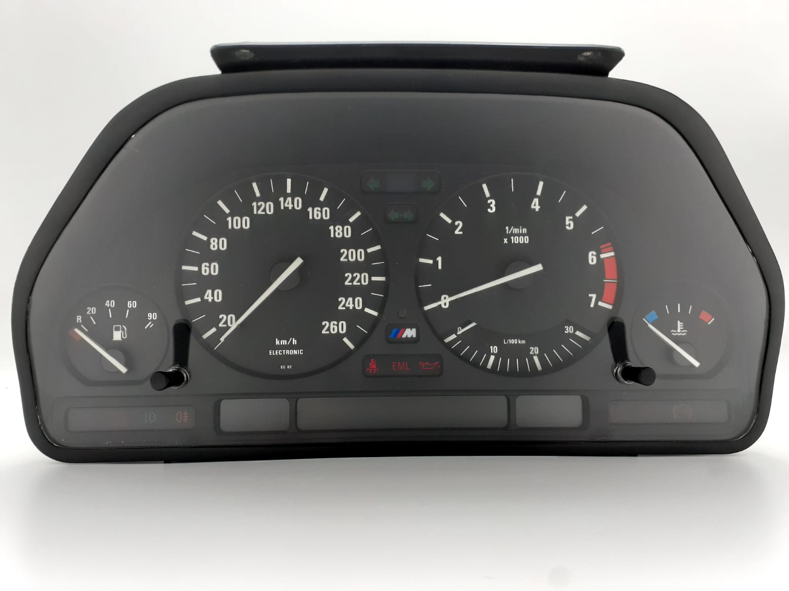 BMW E34 525 530 535 540 M50 M30 M60 B25 B30 B35 B40 M5 Combiné D'instruments M Logo Badge Rétro-Éclairage Compatible De Parfaite