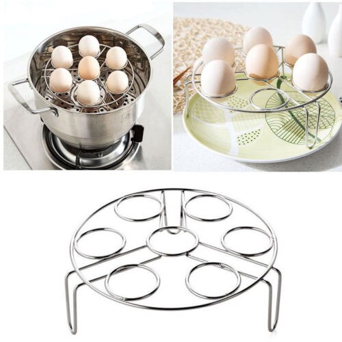 Eco Friendly Egg Rack Steamer Cooker Holder Stainless Steel Trivet Steam Rack For Instant Pot Egg Poachers