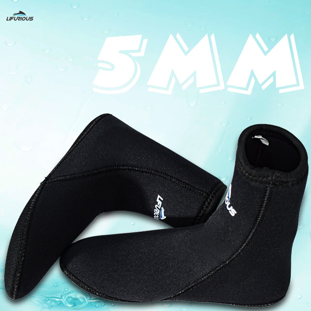5Mm Neopreen Duiken Schoenen En Sokken Mannen En Vrouwen Strand Antislip Sokken Scuba Snorkelen Warme Sokken Cut-Slip Surf Sokken