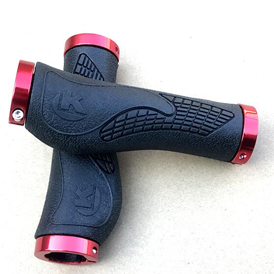 Empuñaduras para manillar de bicicleta de montaña, absorción de impacto accesorio con, tapa para el sudor, 2,2x13cm, 1 par: SX red