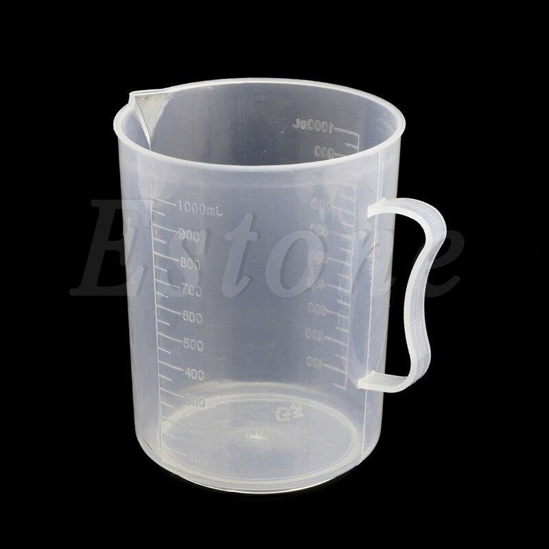 896B 150/250/500/1000/2000ML Plastic Measuring Cup Jug Pour Spout Surface Kitchen 1Pc