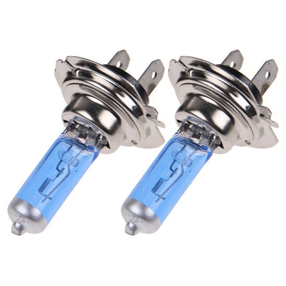 Bil H7 Strålkastarlampa 55W 12V Xenon Halogen Super Klar Vit