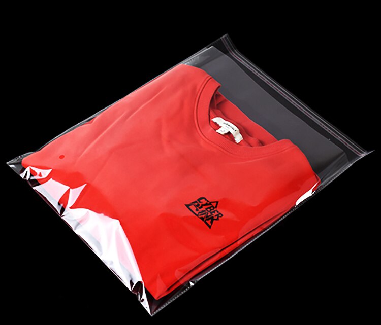 Bolsas de Plástico Autoselladas para Ropa, 100 Unidades, Envoltura Transparente para Vestimenta, Adhesivas, Perfecta para , para Camisetas, Celebraciones y Bodas, OPP