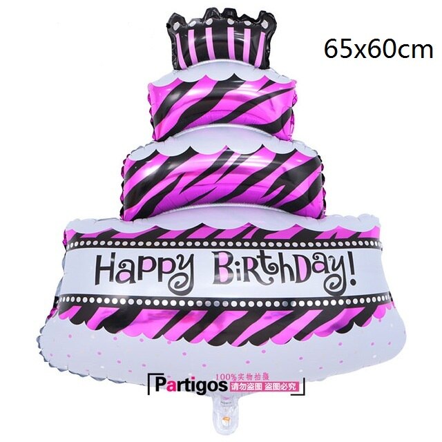 Ballons pour anniversaire, 13 pièces, lettres Happy Birthday, 16 pouces, décorations pour fête en aluminium, Rose or, argent, noir, fournitures de: 1pc big