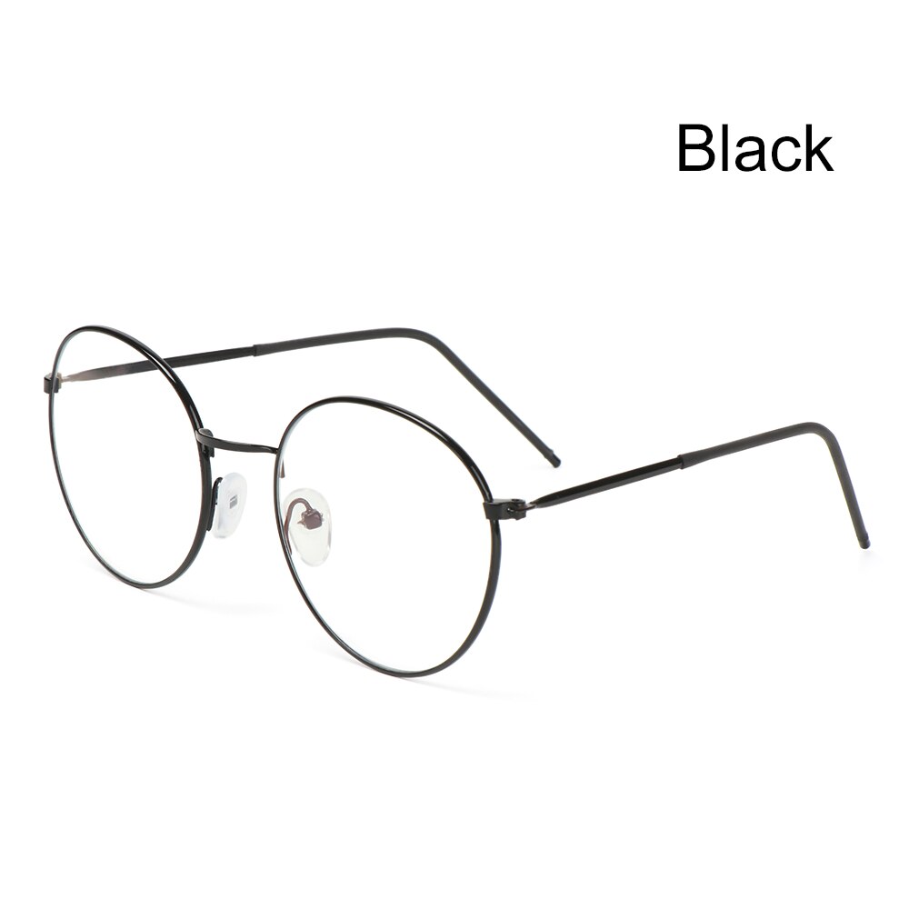 Computer Glasses Anti Blue Ray Glasses Blue Light Blocking Glasses Optical Eye Spectacle UV Blocking Gaming Filter Round Glasses: Black