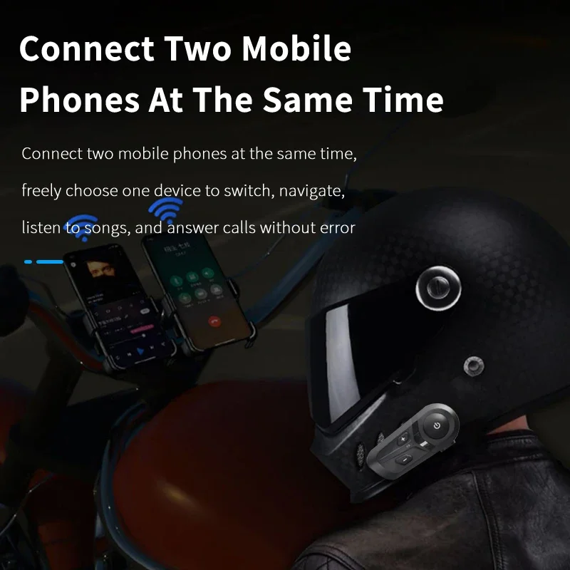 Motorrad Bluetooth Headset 5,3 kabellos Helm Headset Freis prec heinrich tung Bluetooth Telefon Musik Spieler für Motorrad Helme