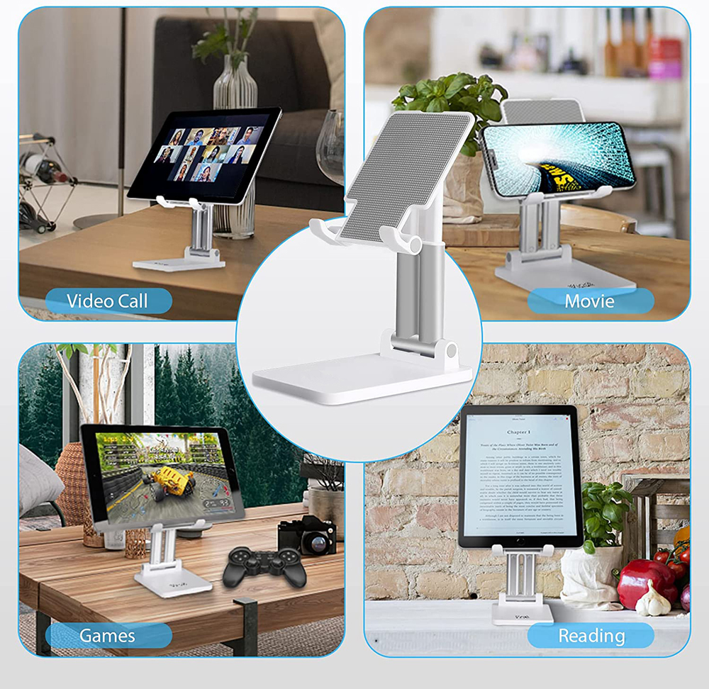Desk Mobile Phone Holder Stand For iPhone iPad Xiaomi Adjustable Desktop Tablet Holder Universal Table Cell Phone Stand
